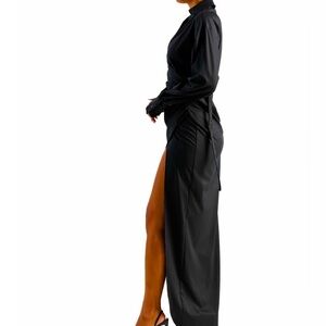 Naked Wardrobe Faux Wrap Dress NWT